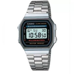 Casio A168W-1, Classic Digital Watch, Chronograph,‎ Alarm, Day/Date, Illuminator